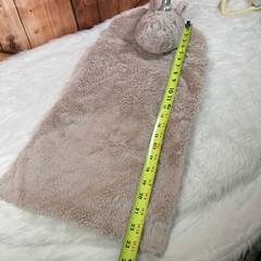 Pottery Barn Kids GOTZ Unicorn Doll Sleeping Bag Plush Head Tan W/ Silver