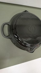 Le Creuset Signature 10.25in Cast Iron Enamel Skillet Fry Pan Gray