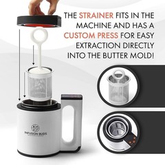 Infusion Buds 2-In-1 Decarboxylator & Oil & Butter Maker Machine -Compact Des…