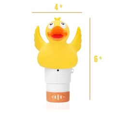 Duck Chlorine Floater for 1″ Tab ONLY, Mini Floating Pool Chlorine Dispenser