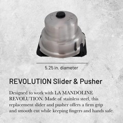 de Buyer REVOLUTION Slider & Pusher – Stainless Steel Replacement for LA MAND…