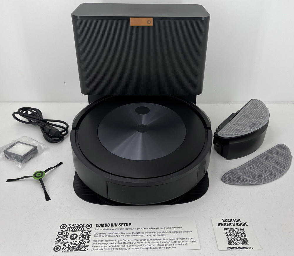 iRobot Roomba Combo J5+ Self-Emptying Robot Vacuum and Mop with Smart Mapping