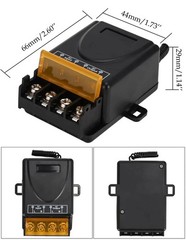 AC Wireless Remote 110V-240V 30A RF Relay Control Remote Switch 433Mhz Receiver
