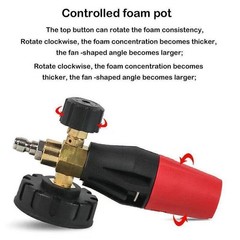 Snow Foam Lance Cannon Soap Bottle Sprayer For Pressure Washer Gun Jet Car Wash