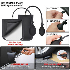 27x Car Door Repair Hand Tools Wedge Pump Locksmith Air Cushion Grabber Tool Set