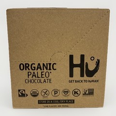 Hu GET BACK TO HUMAN Organic Dark Simple Chocolate 12 BARS Vegan Gluten Free