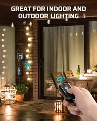 DEWENWILS Outdoor Remote Control Outlet, 15A Wireless Remote Control Switch,
