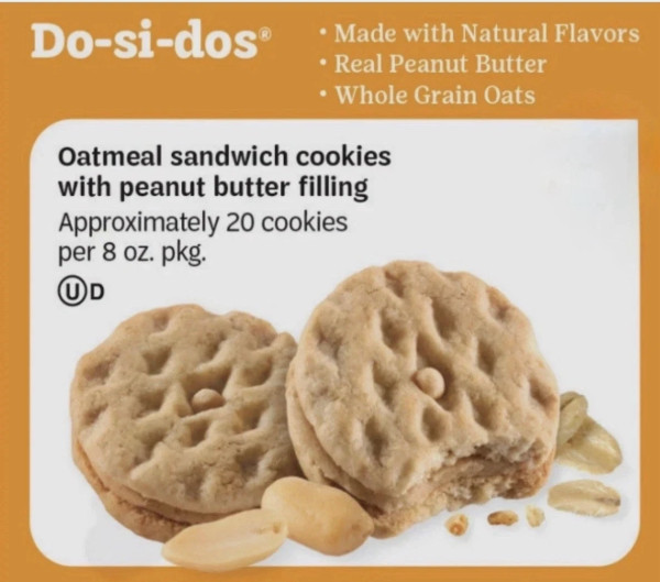 Girl Scouts Peanut Butter Sandwich Cookies, 8oz – 21 Count