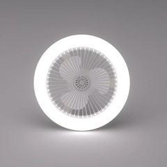 Rotatable 3in1 Ceiling Fan Remote Control Lighting Lamp Base Bedroom Living Room