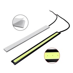 2PCS 17cm LED DRL Daytime Running Lights COB Waterproof Fog Lamp Car