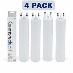 4 Pack Kenmore 46-9999 9999 Replacement Refrigerator Water Filter, White USA New