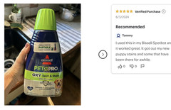 BISSELL 32 fl oz Pet Pro Oxy Spot & Stain – 2034: Carpet Cleaner Solution
