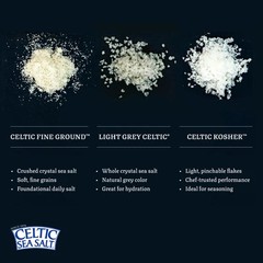 Light Grey Celtic Sea Salt 1 Pound Resealable Bag Additive-Free USA