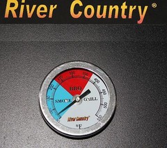2″ RIVER COUNTRY BBQ CHARCOAL GAS ELECTRIC GRILL SMOKER PIT THERMOMETER 50-550