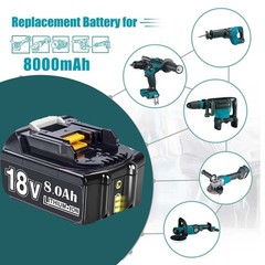 2pack BL1860B For Makita 18V Lithium ion LXT BL1830 BL1850 Charger/Battery