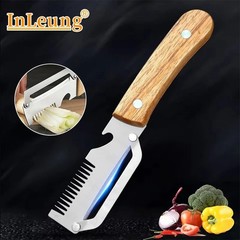 NEW 2 in 1 Multi-Functional Vegetable Peeler for Kitchen Stainless Steel Peeler