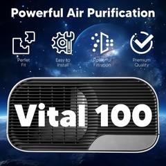 2 Pack Replacement HEPA Filter Set for LEVOIT Vital 100-RF Air Purifier