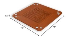 3 Years Of Marriage Engraved Leather Catchall Valet Tray Our 3rd Wedding Anniver