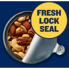 Planters Mixed Nuts, Less Than 50% Peanuts, 15 oz Canister, Assorted Variety
