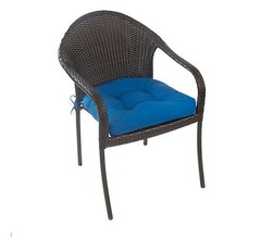 Klear Vu Easy Care Outdoor XL Chair Cushion in Marine Blue