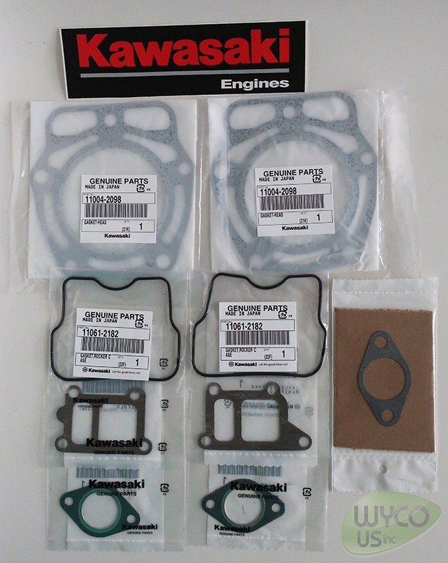 GASKET KIT (AS SHOWN) FOR JOHN DEERE 345 TRACTOR WITH KAWASAKI FD611V ENG, 12D28