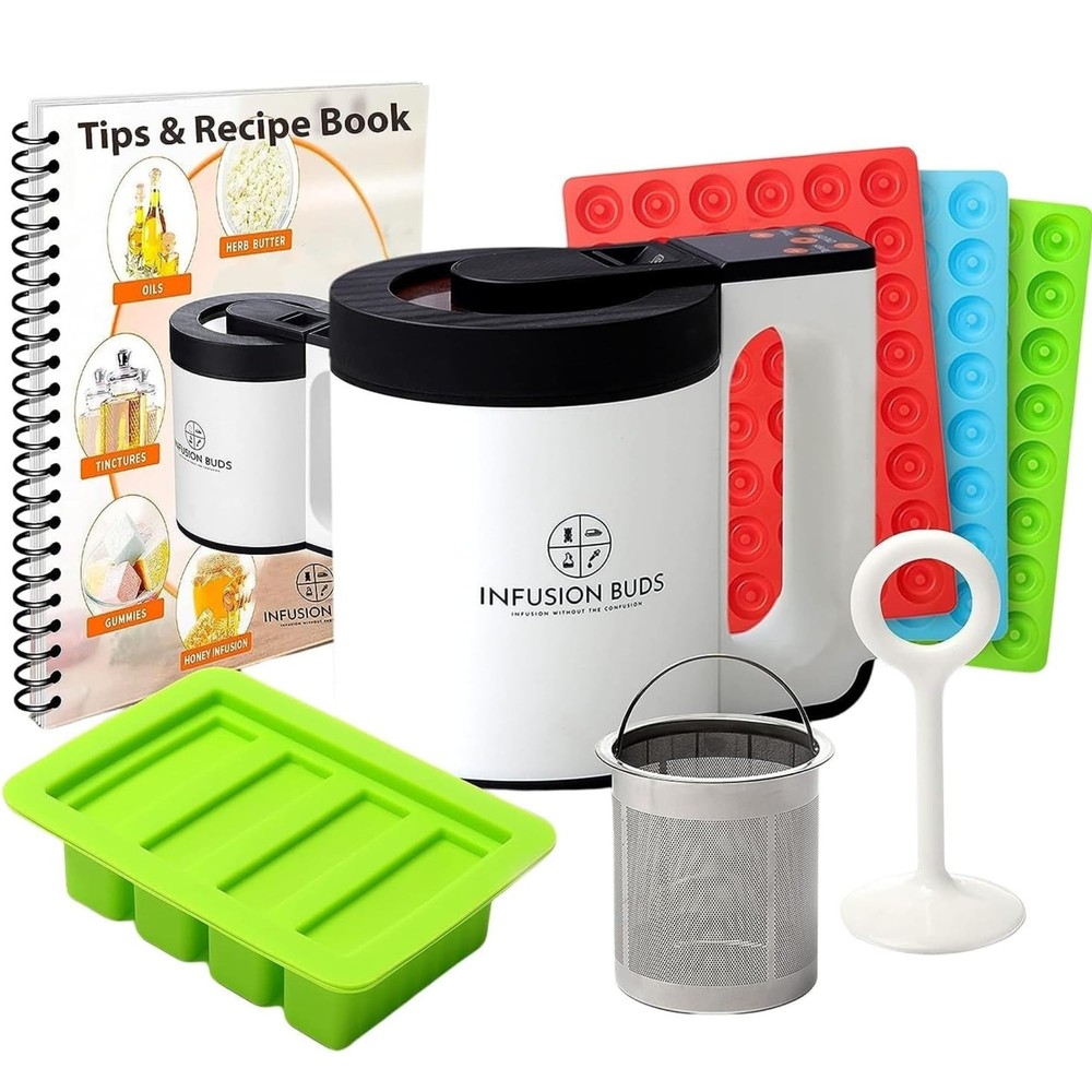 Infusion Buds 2-In-1 Decarboxylator & Oil & Butter Maker Machine -Compact Des…