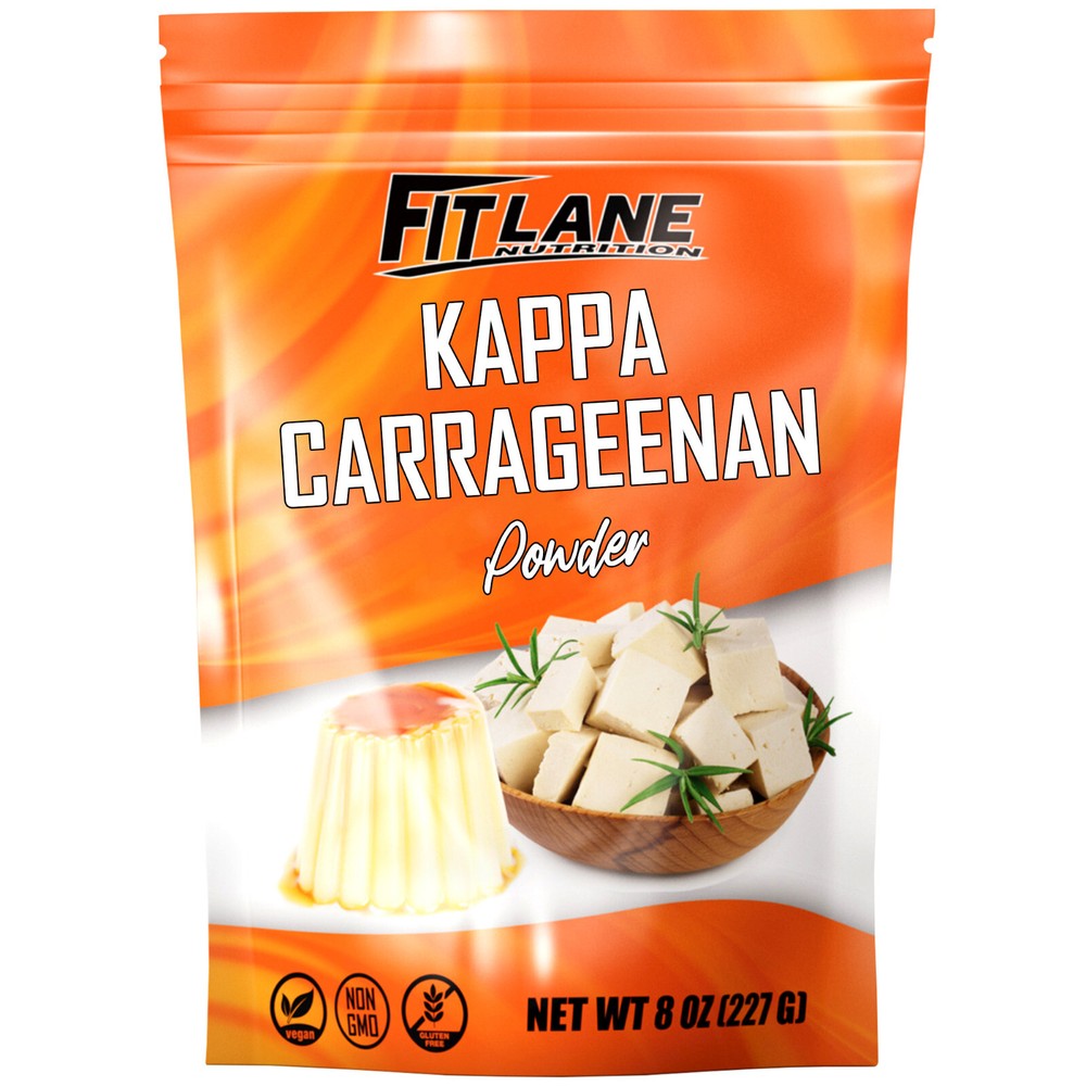 Kappa Carrageenan Powder, for Vegan Cheese, Non-GMO. Refined Food Grade 8 oz Bag
