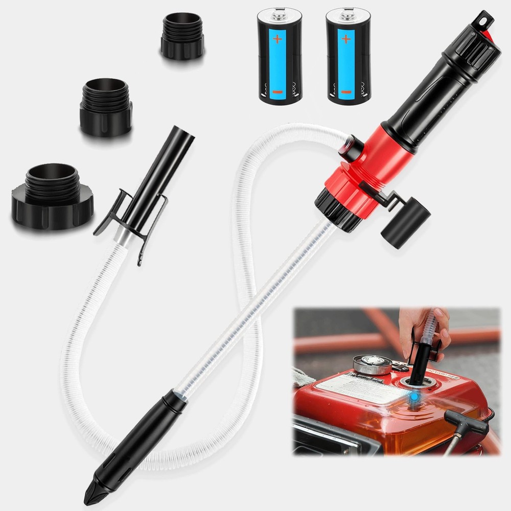 Auto Stop Fuel Transfer Pump 3.2 GPM Electric Gas Diesel Transfer Pump