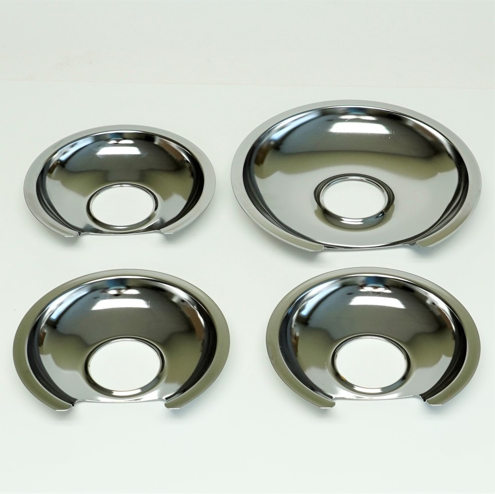 GB8 GE Hotpoint Range Burner Drip Pans 3 WB32X10012 1 WB32X10013