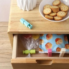 10PCS Bread Bag Clips Reusable Tie Storage Sealing Snack Fridge Freezer Fresh US