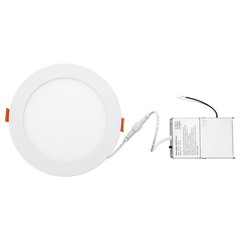 Builder Essential 4.25in Cutout 650 Lumens Round Recessed Light and Housing f…