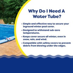 In The Swim 2′ x 2′ Corner Water Bag 4-Pack – Heavy-Duty Pool Cover Weights for