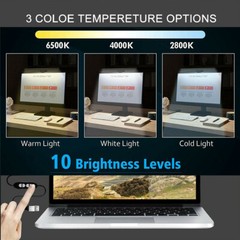 Dimmable LED Screen Bar Light USB Computer Monitor Eye-Caring Reading Desk Lamp