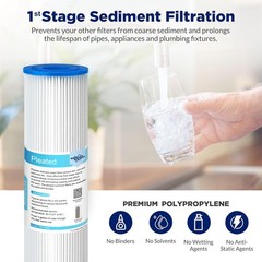 3/4/5/6 Stage 36/50/75/100/150 GPD Reverse Osmosis Water Filter Replacement Set