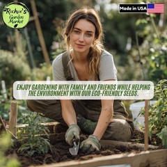 Italian Herb Seeds Kit, Basil Oregano Parsley Thyme Rosemary Marjoram, Non-GMO