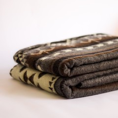 ALPACA WOOL BLANKET THROW XL KING 90×75 REVERSIBLE THICK & WARM HANDMADE ECUADOR