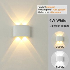 LED Wall Sconces Modern Up Down Wall Light Indoor Outdoor Hallway Bedroom Lamp
