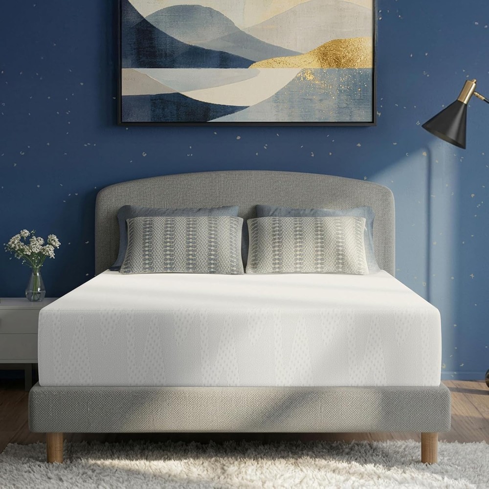 14″ King Size Gel Memory Foam Mattress for Cool Sleep & Pressure Relief