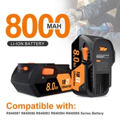 6AH/8AH Hyper Lithium-ion Battery For Ridgid 18V R840087 R840085 Rigid 18V Tools