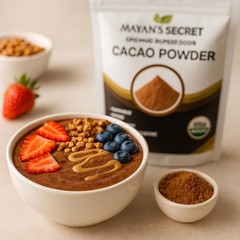 Mayan’s Secret Raw Cacao Powder Organic Unsweetened 1lb Non GMO, Vegan, Parve
