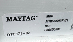 Maytag Washer Model MHW5500FW1 Power Cord Cable