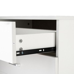 3Drawer Dresser White Storage Cabinet Chest of Drawer Bedroom Living Room Office