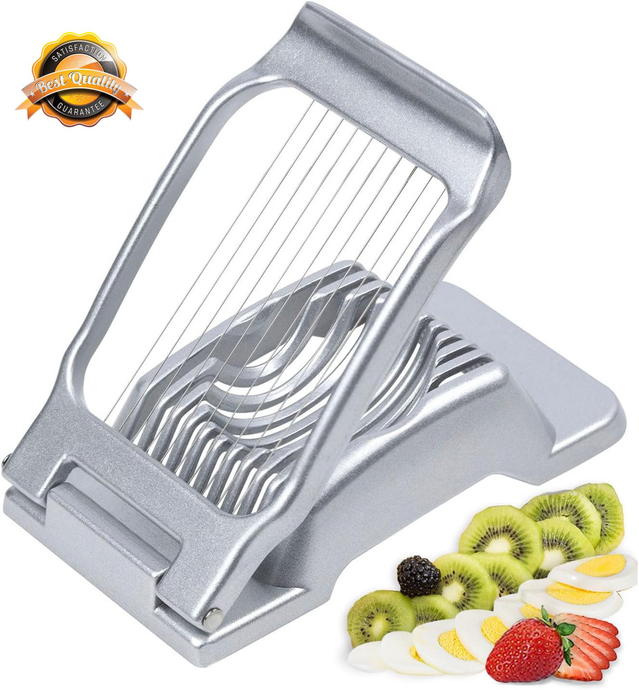 Heavy Duty Egg Slicer Stainless Steel Wire Hard Boiled Fruit Cutter