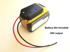 X New adapter for DeWALT Flexvolt 60V max battery dock power connector X gauge