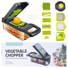 Peeler Cutter Slicer Dicer Chopper Kitchen Food Vegetable Salad Fruit 15 In 1