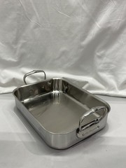 De Buyer AFFINITY 5-Ply Stainless Steel Roasting Pan 14 x 10in
