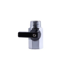 BEVDICNC 3/8 inch Brass Mini Ball Valve NPT Female x NPT, As Shown
