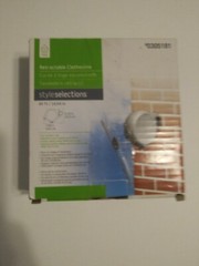 Style Selections Retractable Clothesline 7.68 in x 1.77 in x 6.10 in Extend 49ft