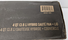 Hell’s Kitchen Hybrid Tri-Clad 4 Qt Sauté Pan w/ Lid | Nonstick PFAS-Free New