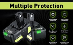 8.0Ah for RYOBI P108 Li-Ion 18V Battery PBP005 LITHIUM-Ion P103 P107 P108 NEW